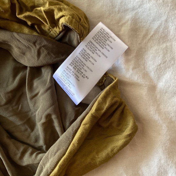 NWT XS Olive Chain Link Mock Neck Bodycon - Picture 6 of 14